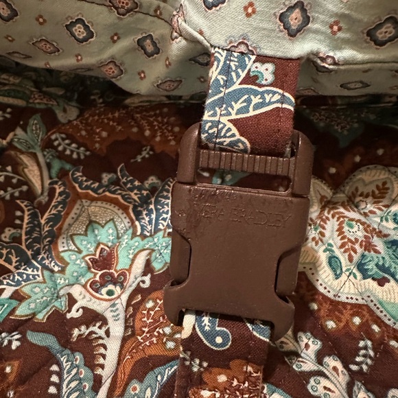 Vera Bradley Java Blue Computer Messenger Bag - Picture 3 of 9